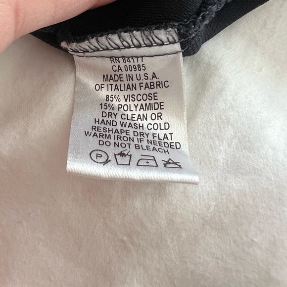 Dark Navy DVF Knee Length Long Sleeve Mod Dress size 10 With Pockets - Picture 6 of 6